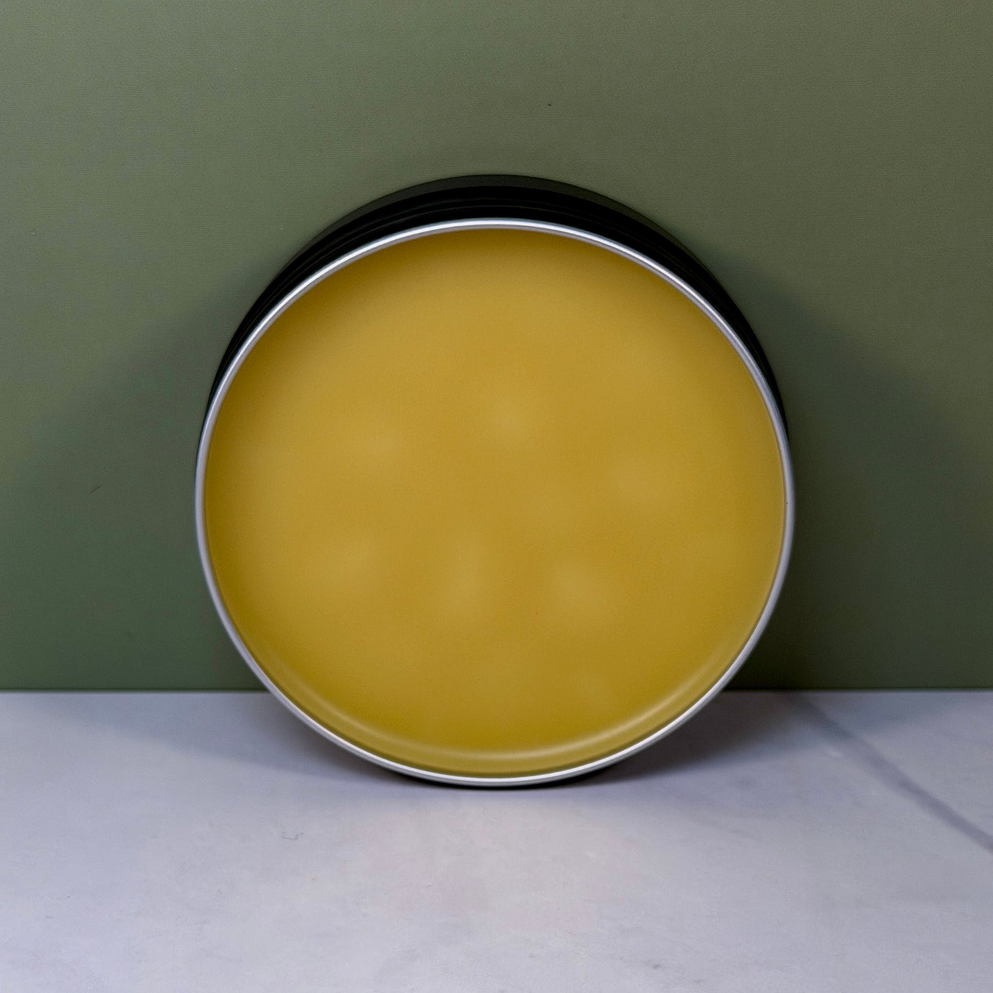 View of lavender salve product