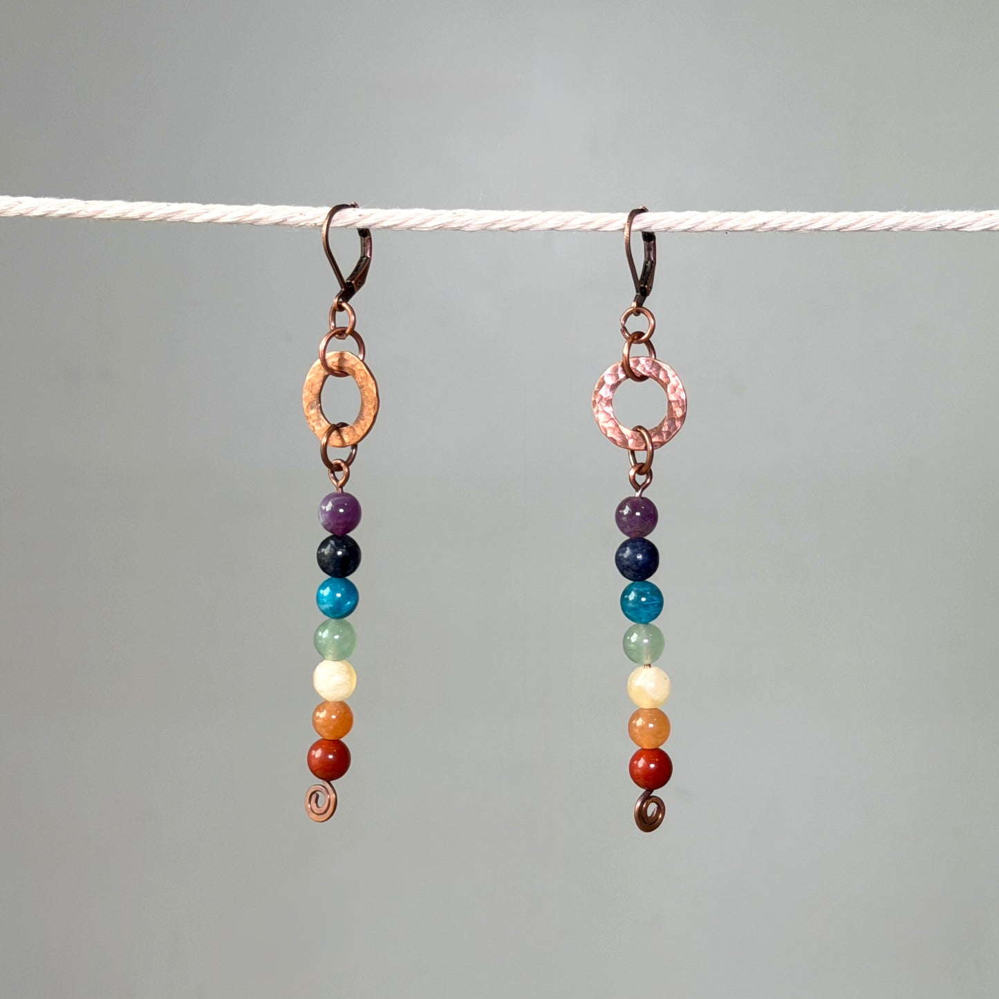 Drop Chakra Earrings