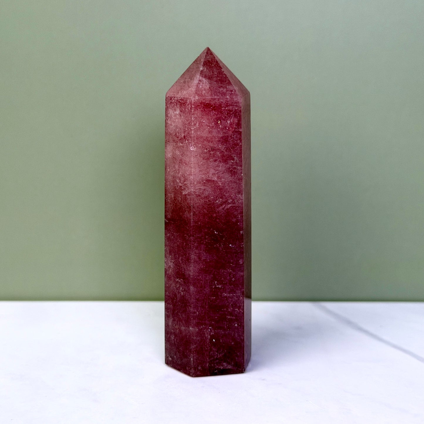 Strawberry Quartz Tower