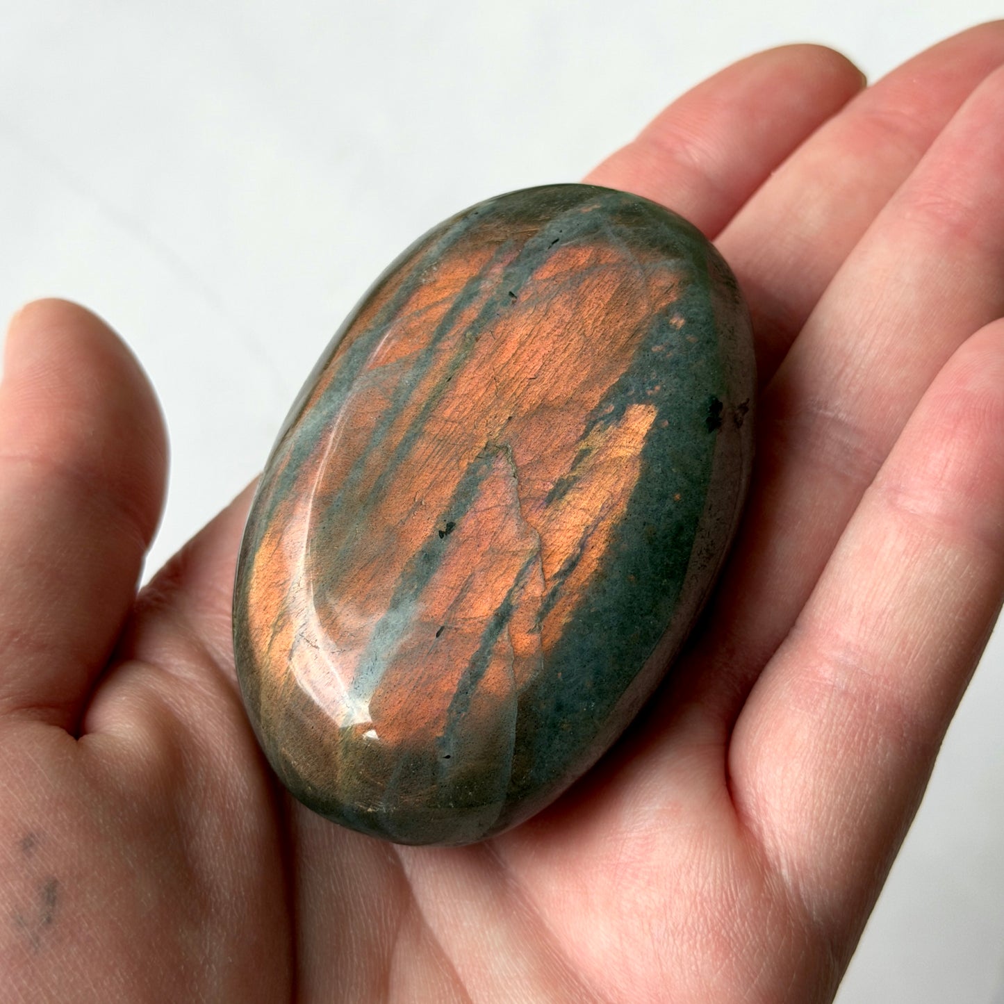Sunset Labradorite Palm Stones