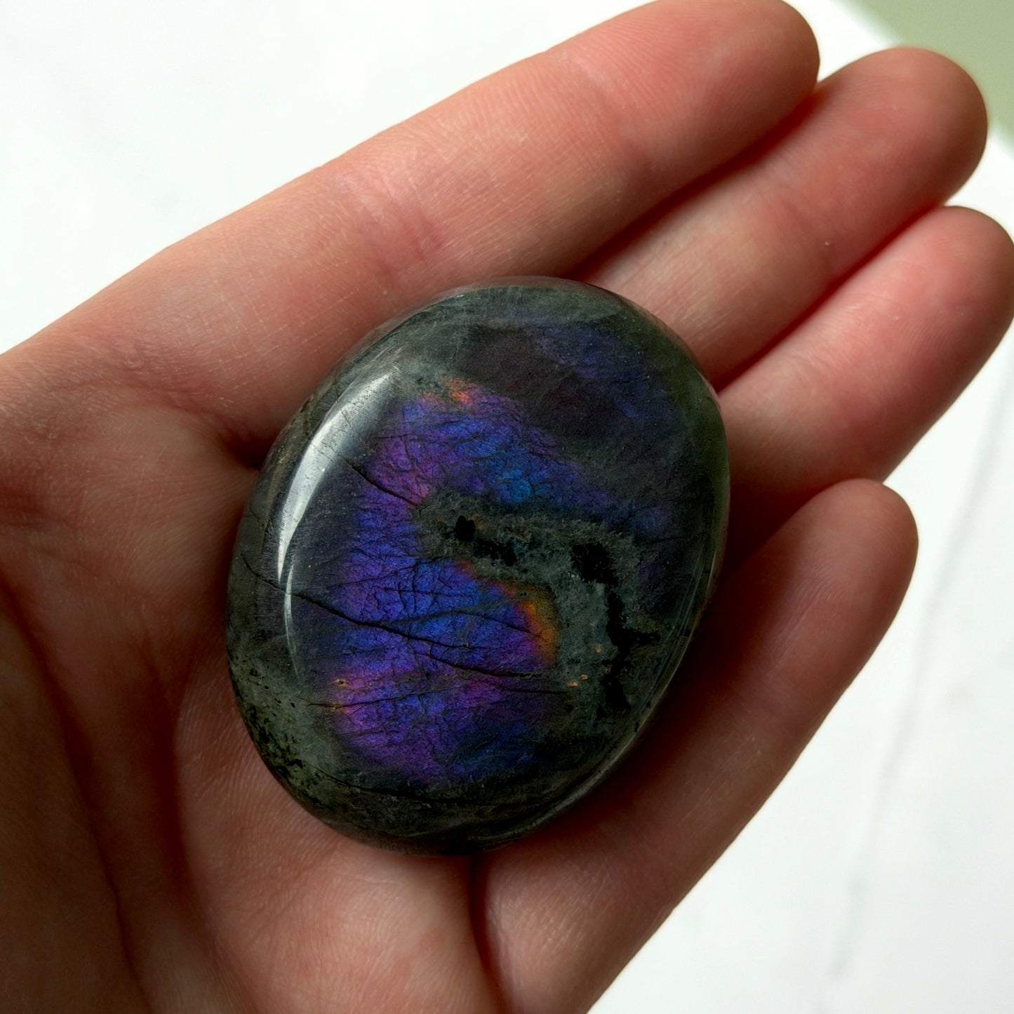 Sunset Labradorite Palm Stones