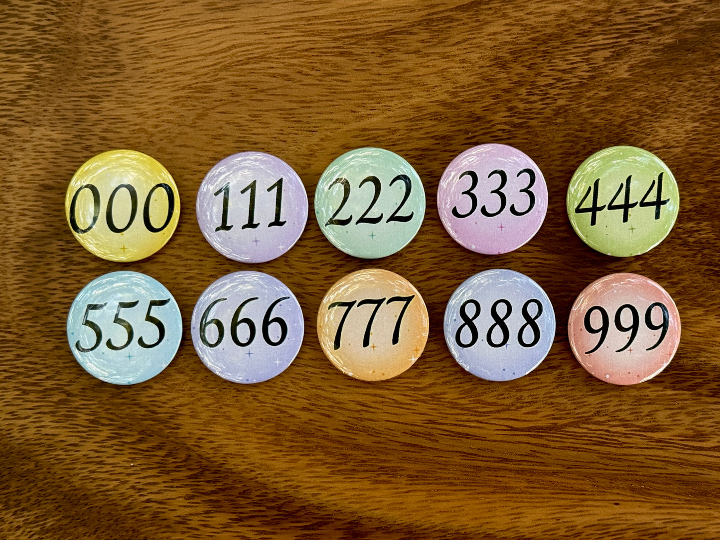 Angel Number Buttons