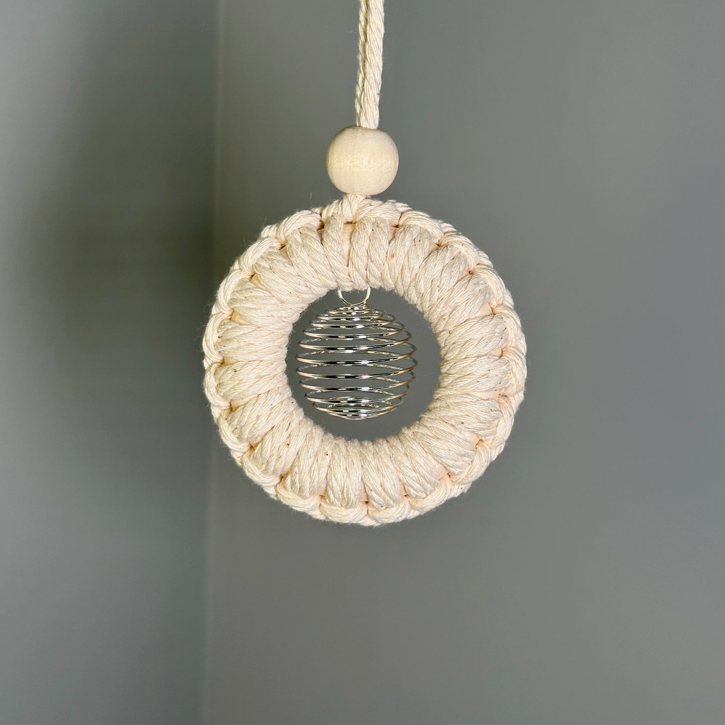 Macrame Rearview Mirror Hanger