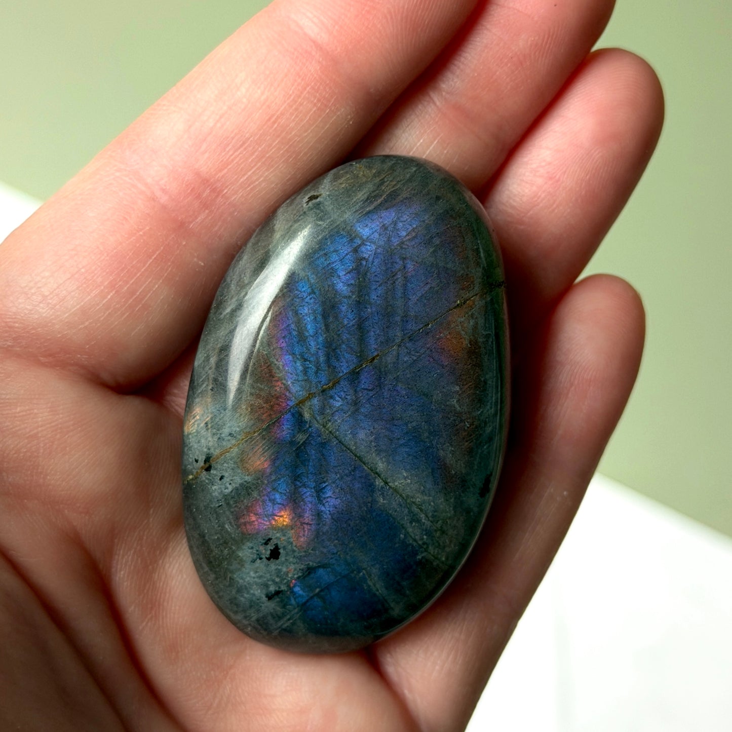 Sunset Labradorite Palm Stones