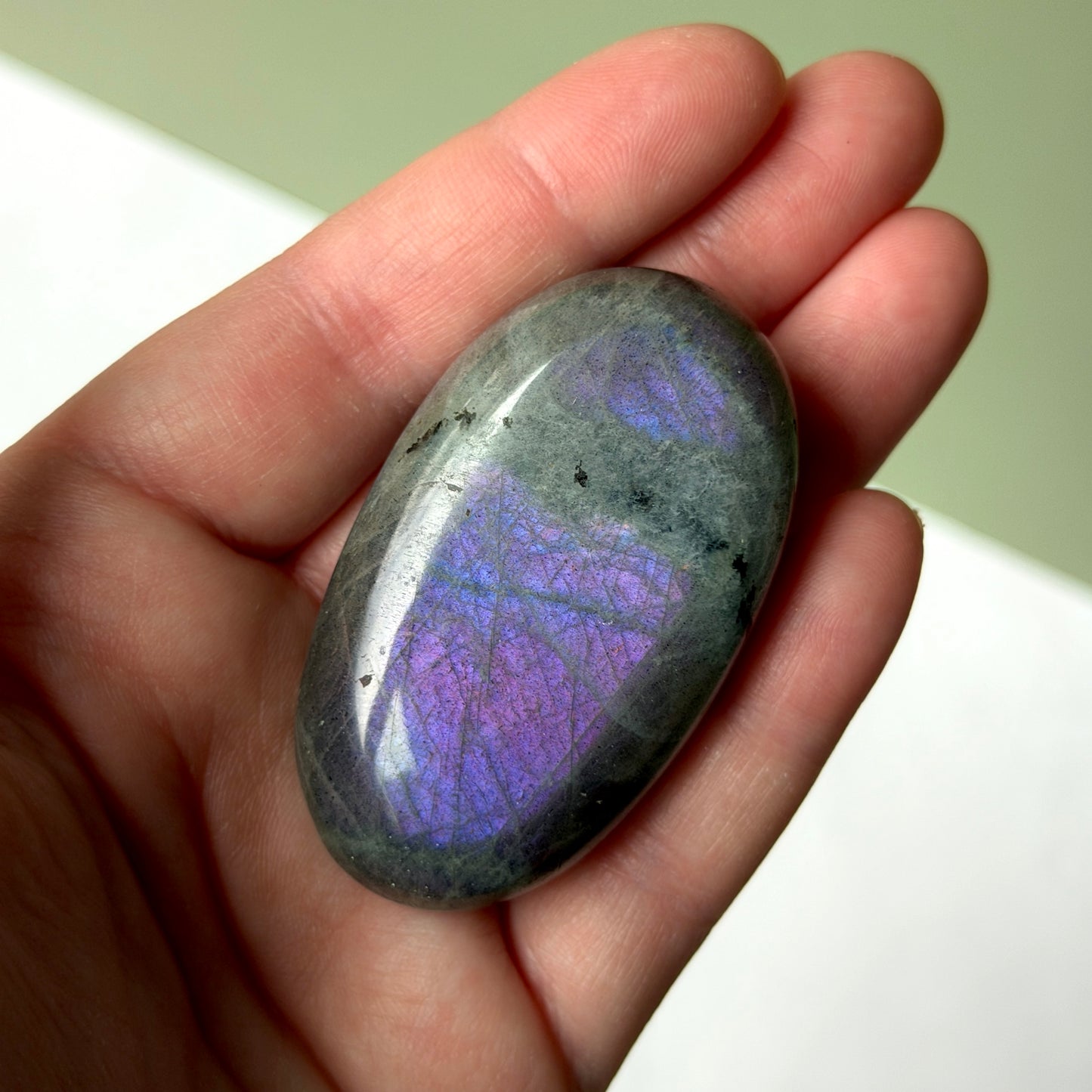 Sunset Labradorite Palm Stones