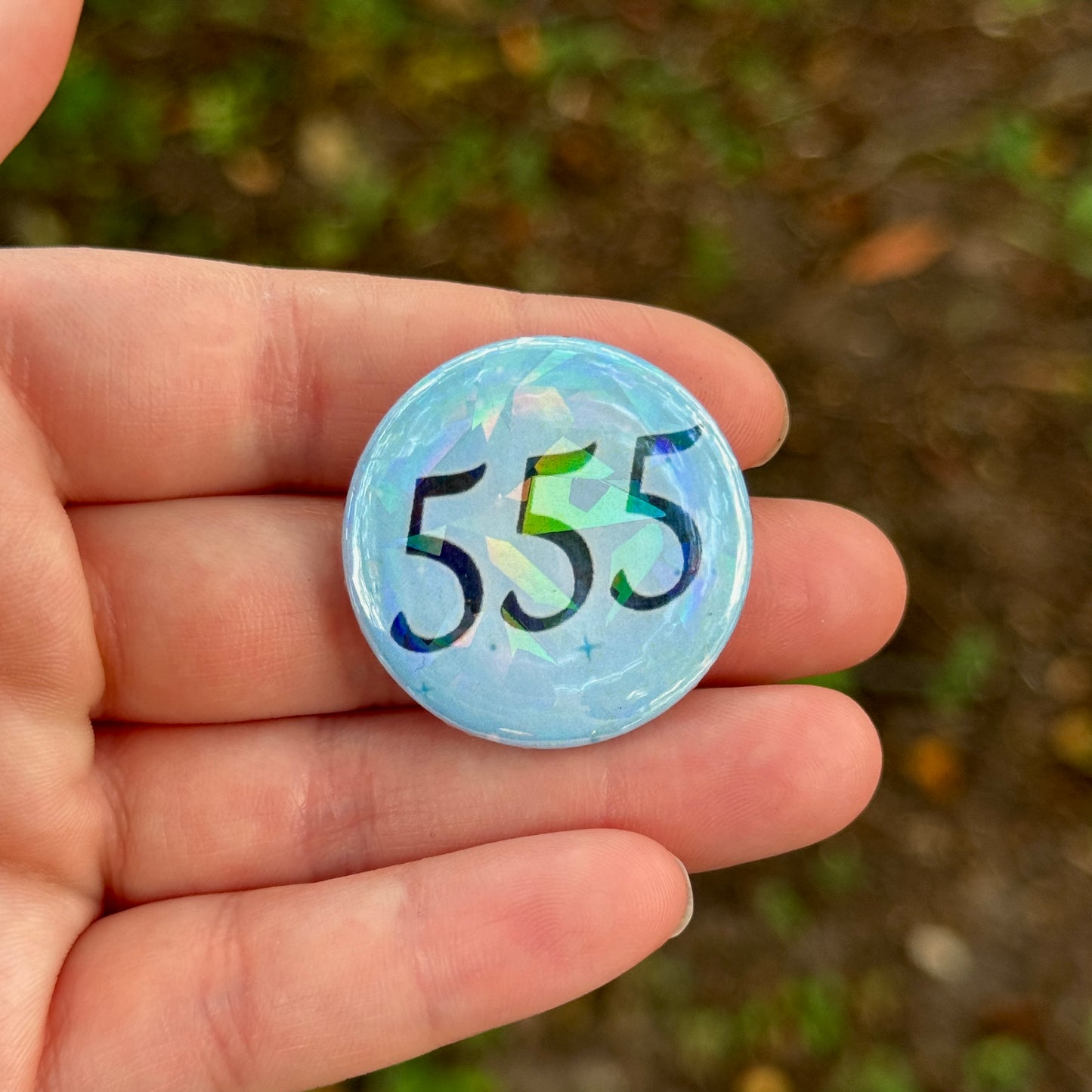 Holographic Angel Number Buttons