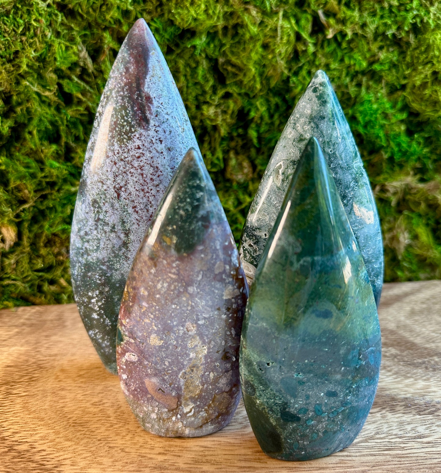 Sea Jasper Freeforms