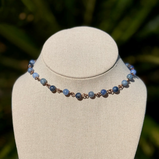 Sodalite Beaded Necklace