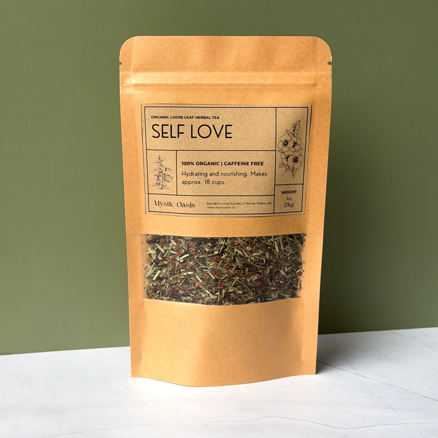 Self Love Tea - Organic Herbal Tea Blend