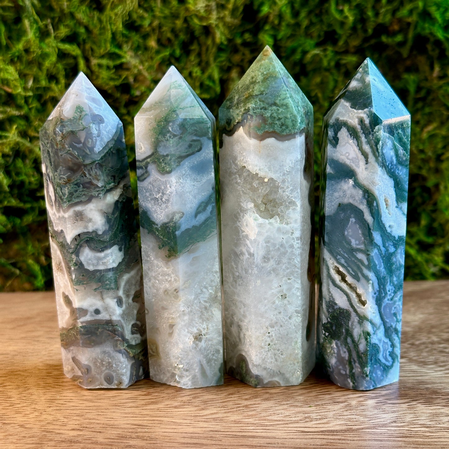 Moss Agate Towers
