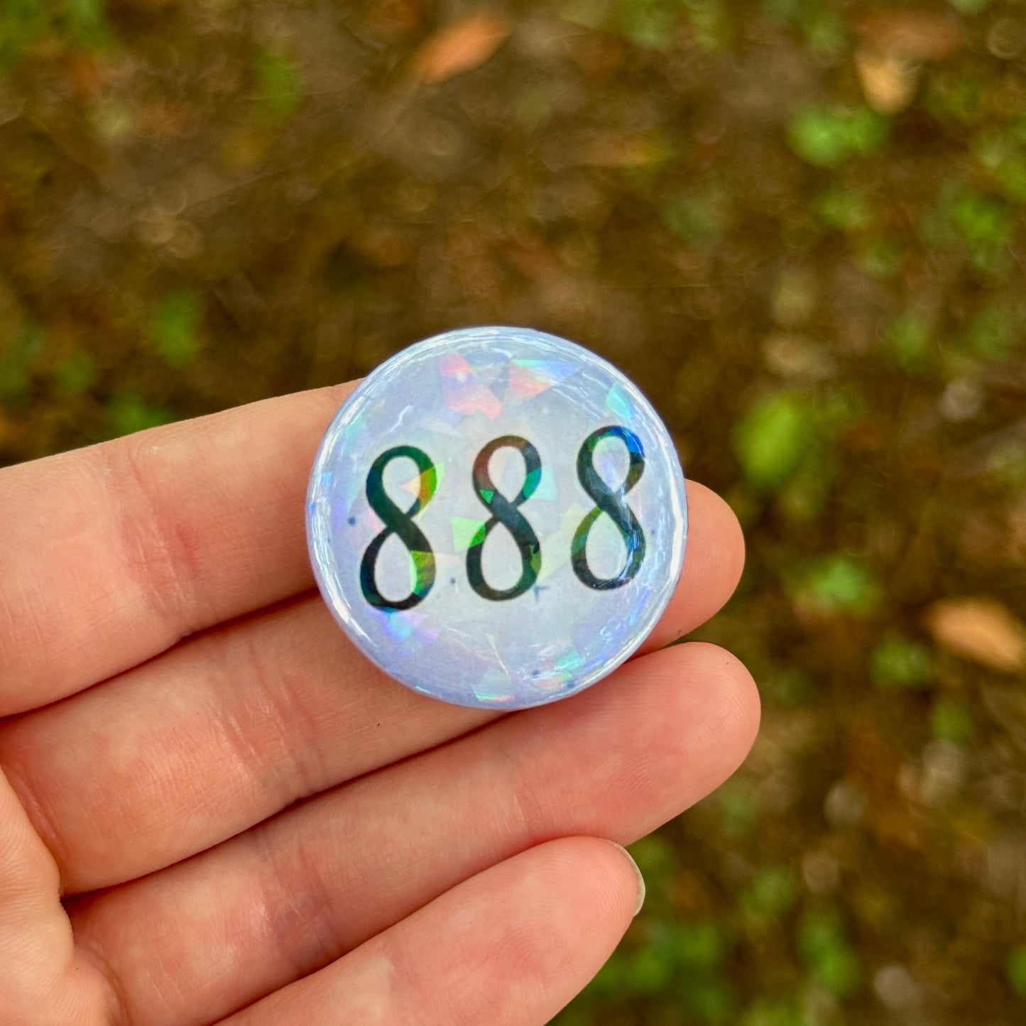 Holographic Angel Number Buttons