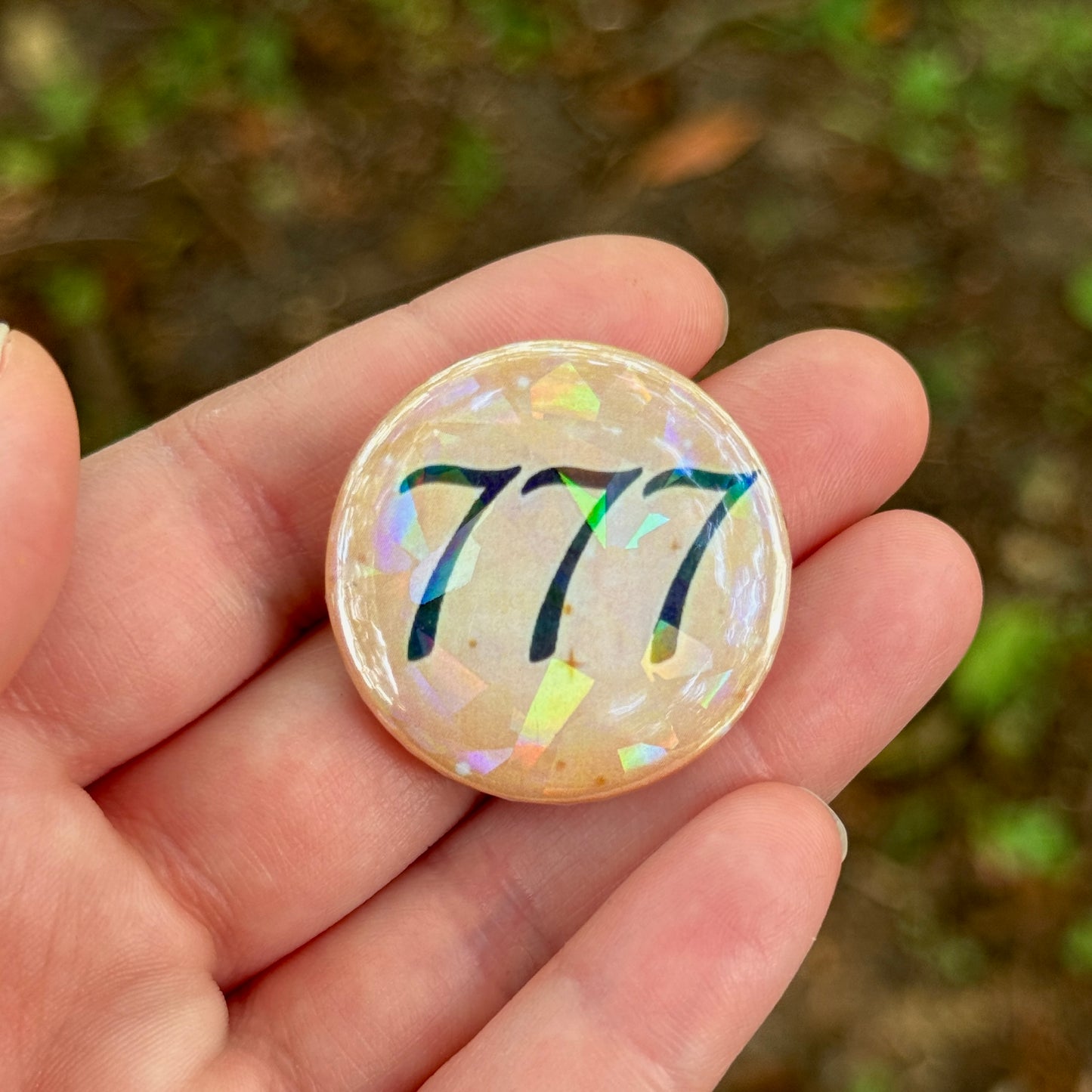 Holographic Angel Number Buttons