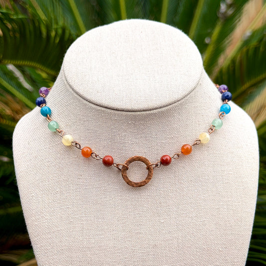 Copper Chakra Necklace
