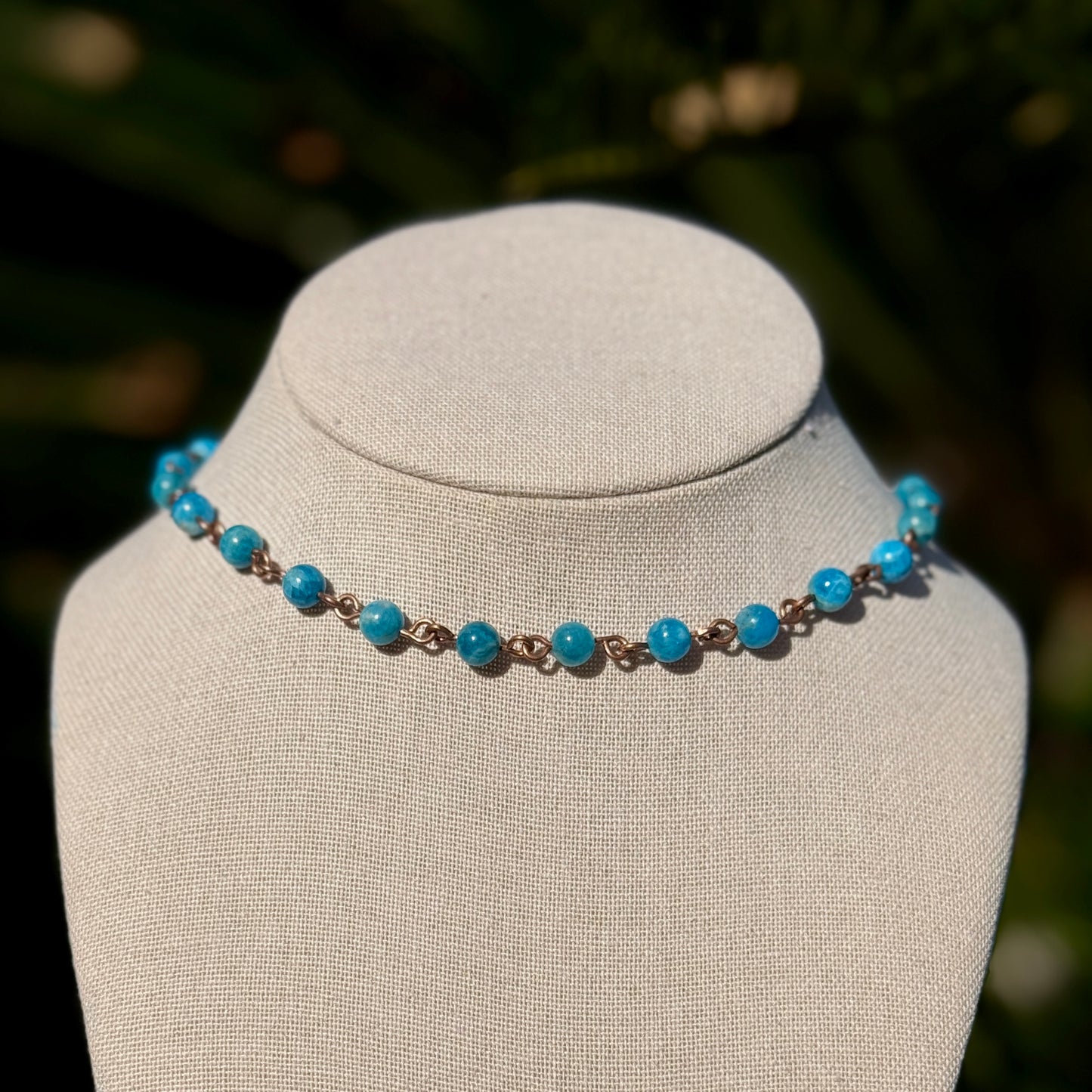 Apatite Beaded Necklace