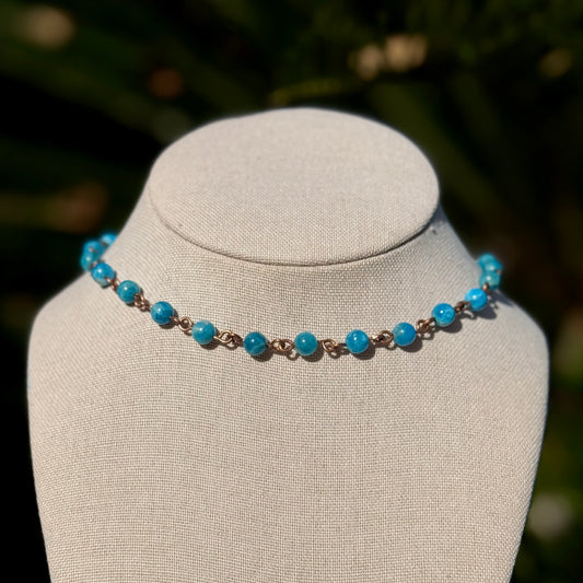 Apatite Beaded Necklace