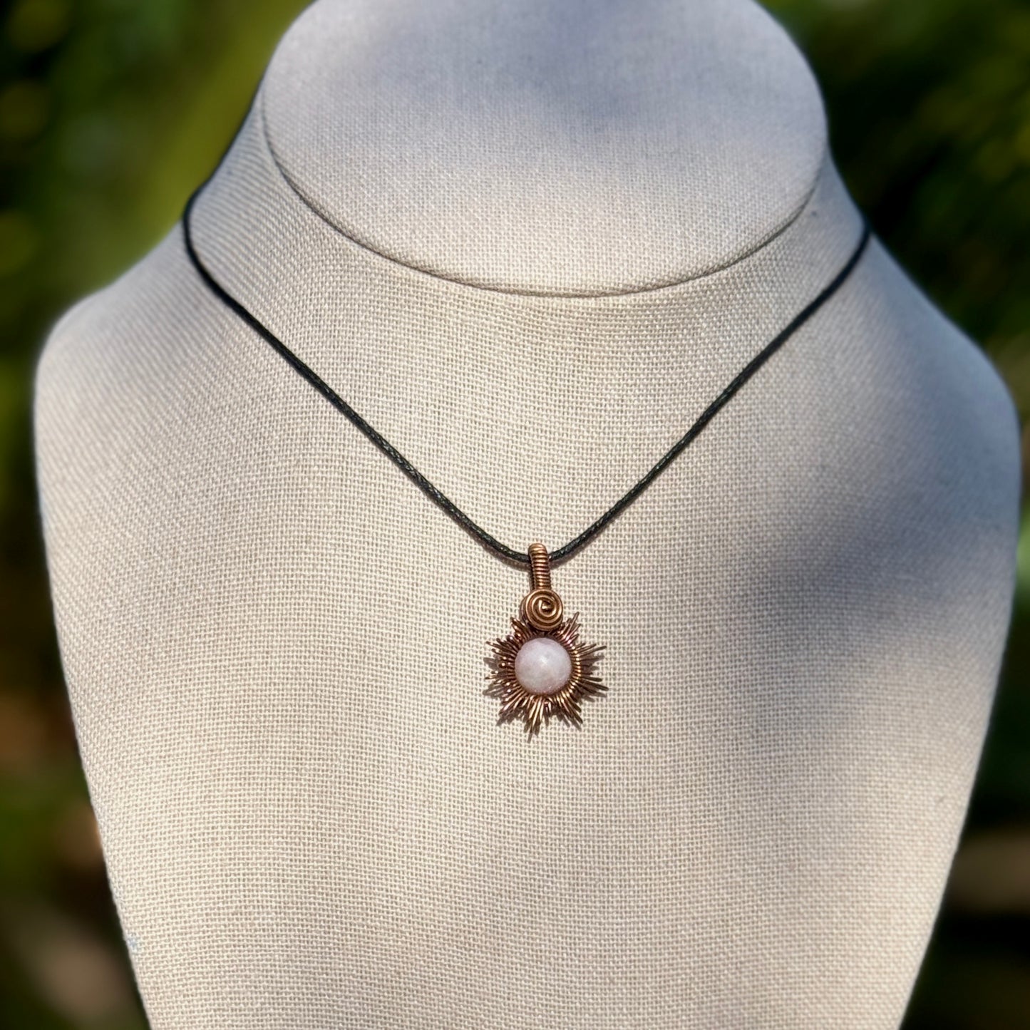 Kunzite Starburst Necklace
