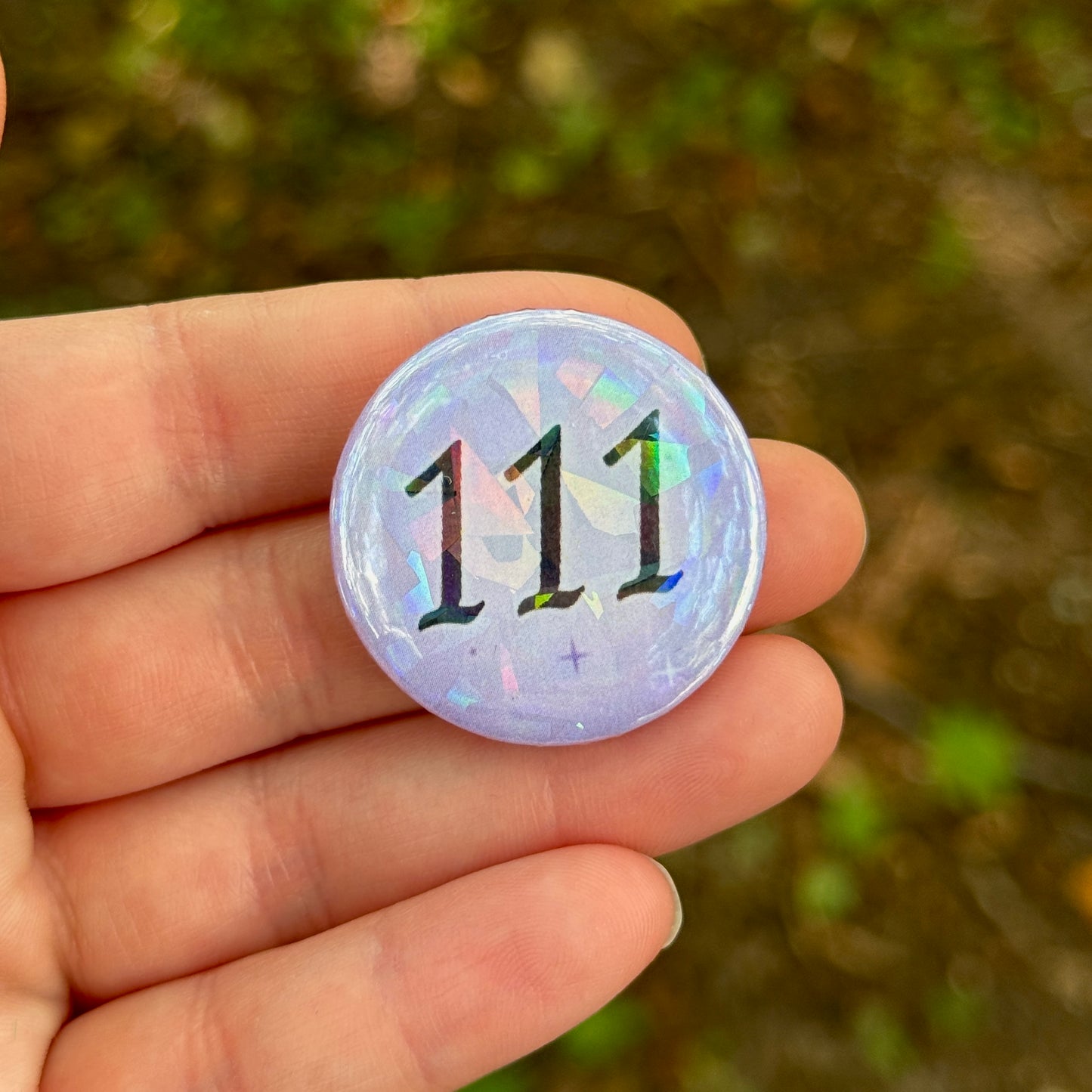 Holographic Angel Number Buttons