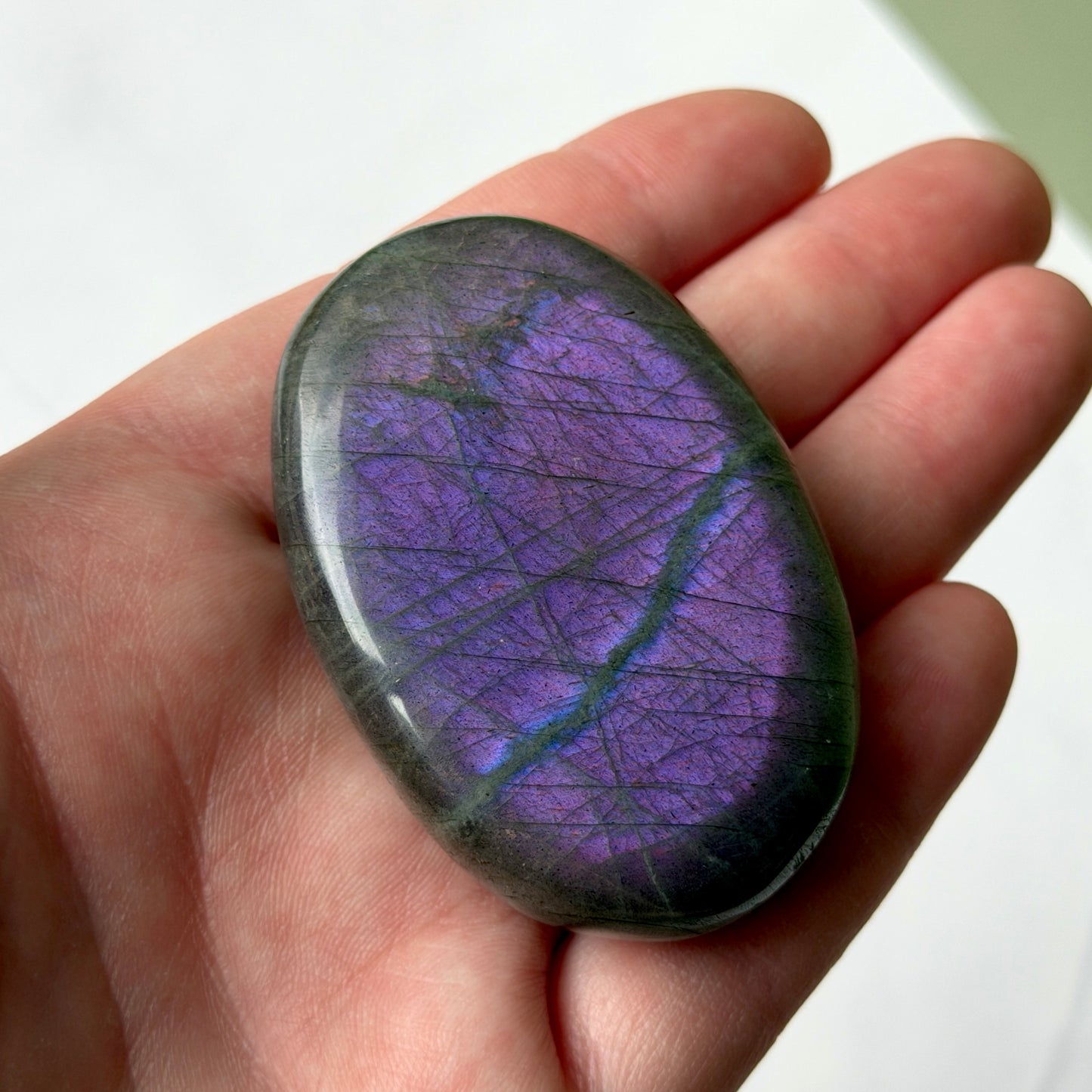 Sunset Labradorite Palm Stones