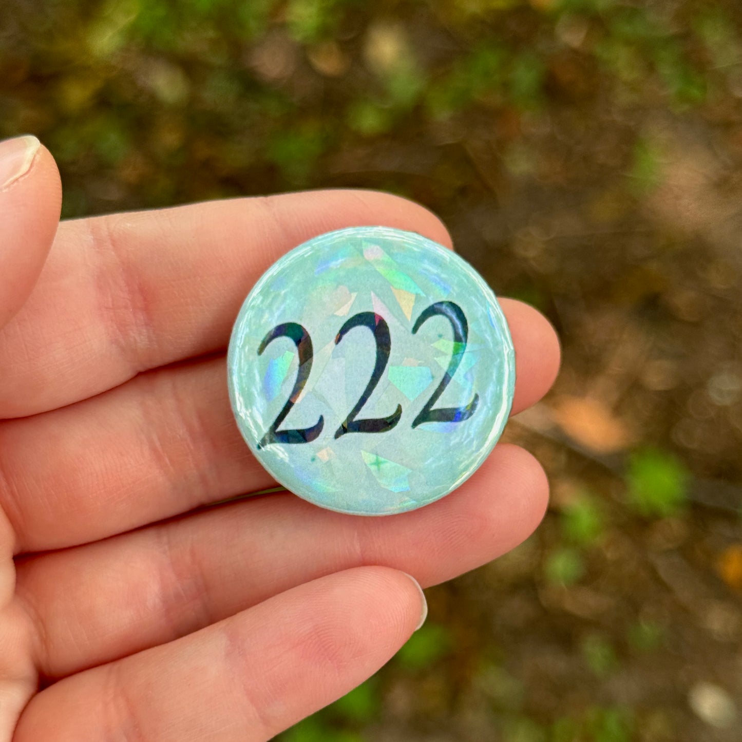 Holographic Angel Number Buttons