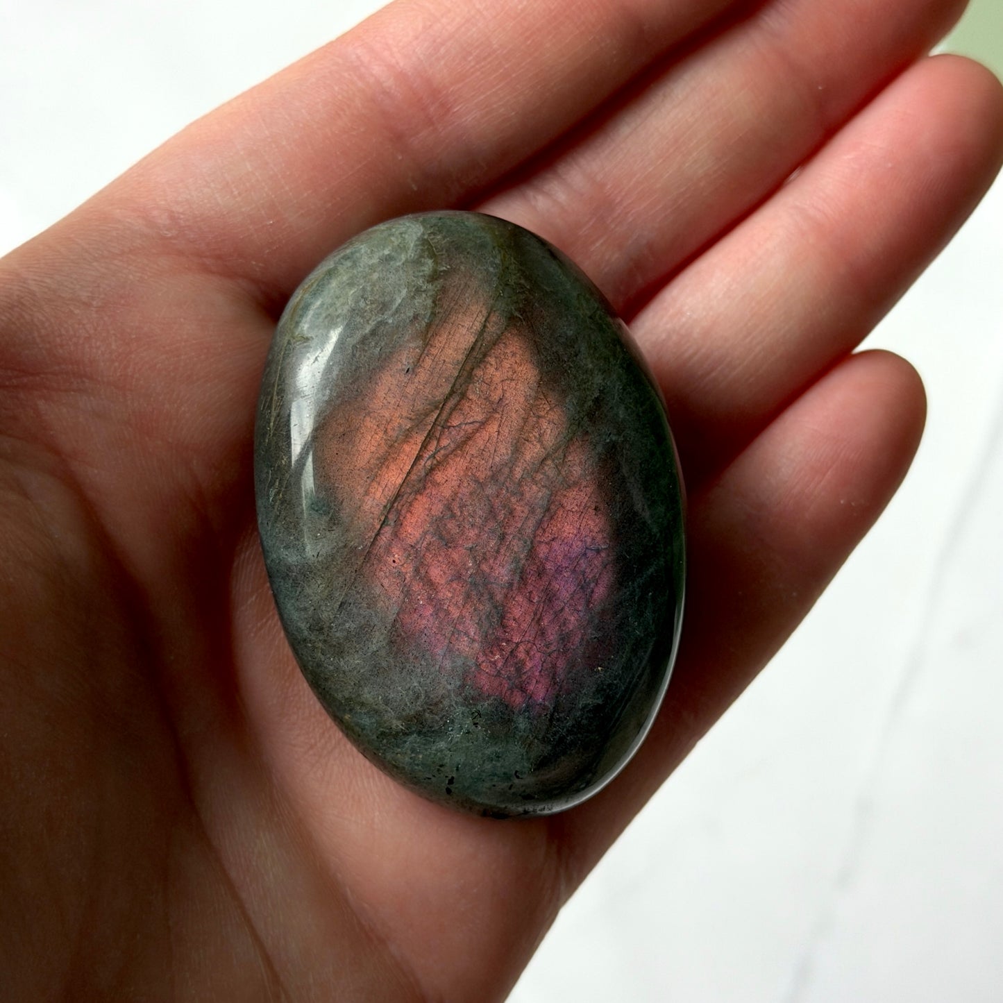 Sunset Labradorite Palm Stones