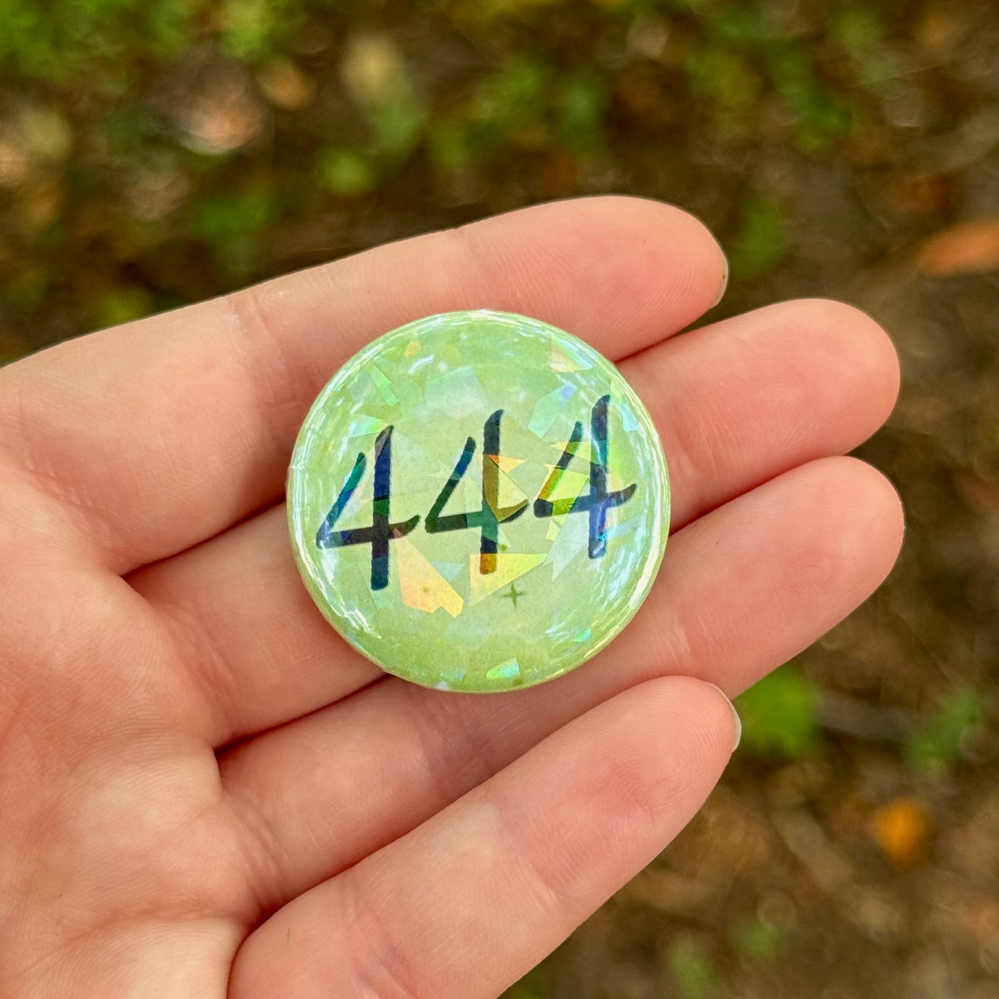 Holographic Angel Number Buttons