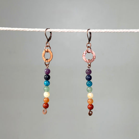 Drop Chakra Earrings