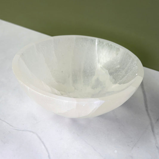 Selenite bowl