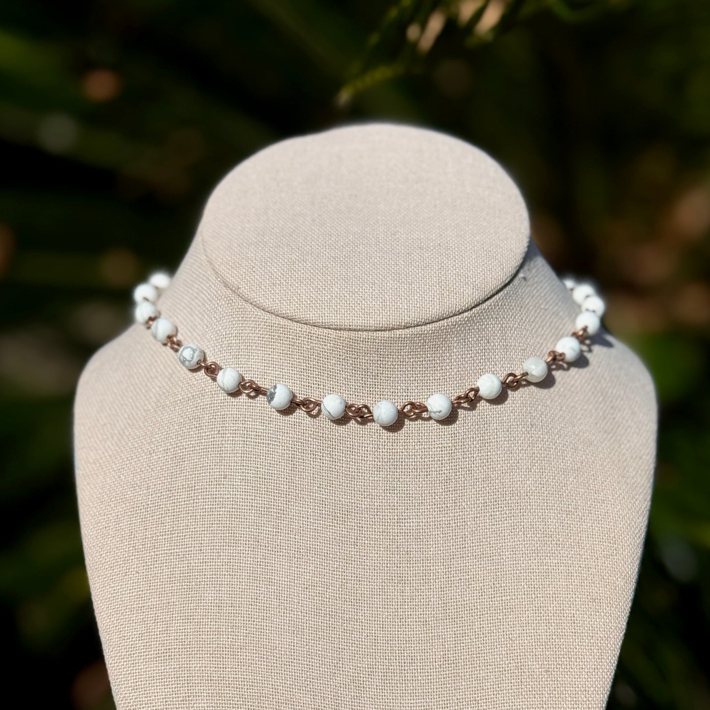 Howlite Beaded Necklace