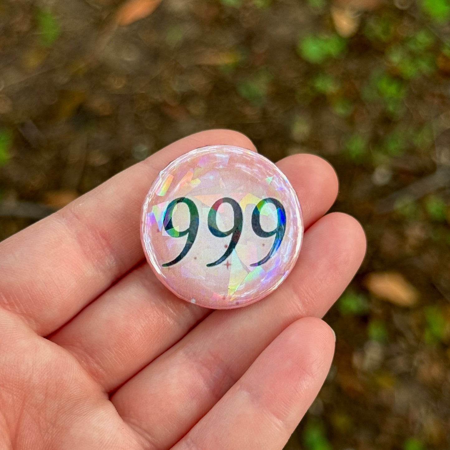 Holographic Angel Number Buttons