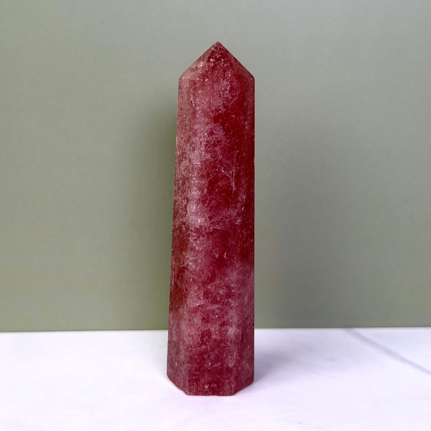 Strawberry Quartz Tower