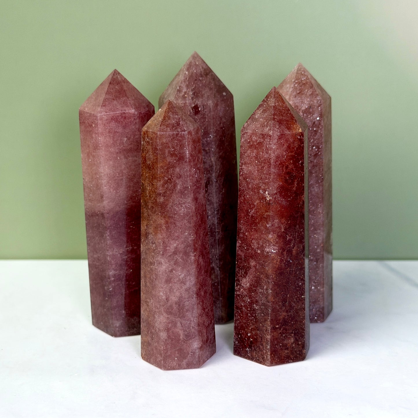 Strawberry Quartz Tower