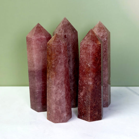Strawberry Quartz Tower