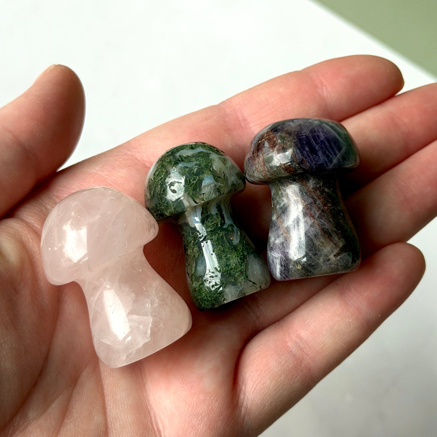 3 mushrooms