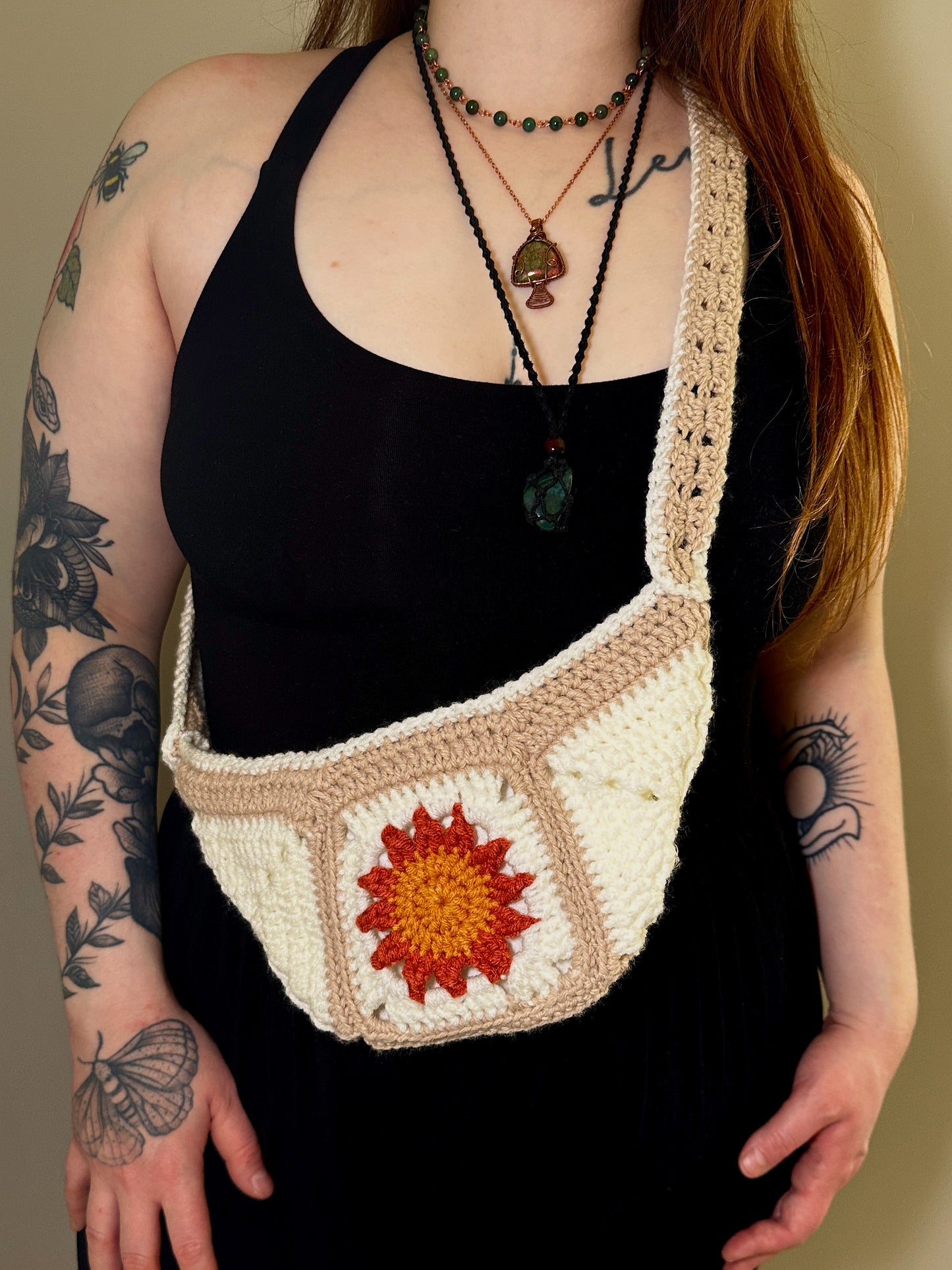 Crossbody Bag - White Celestial