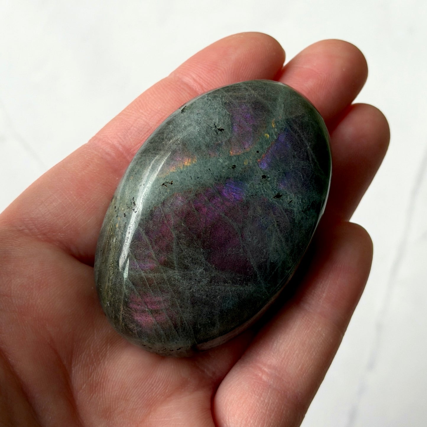 Sunset Labradorite Palm Stones