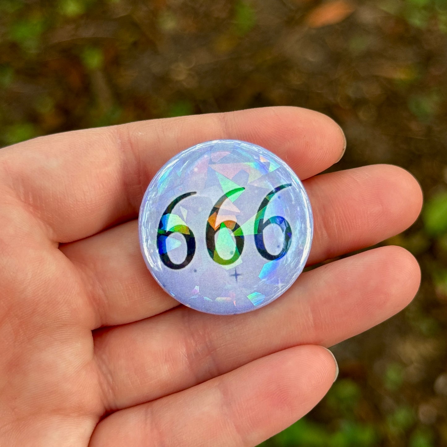 Holographic Angel Number Buttons