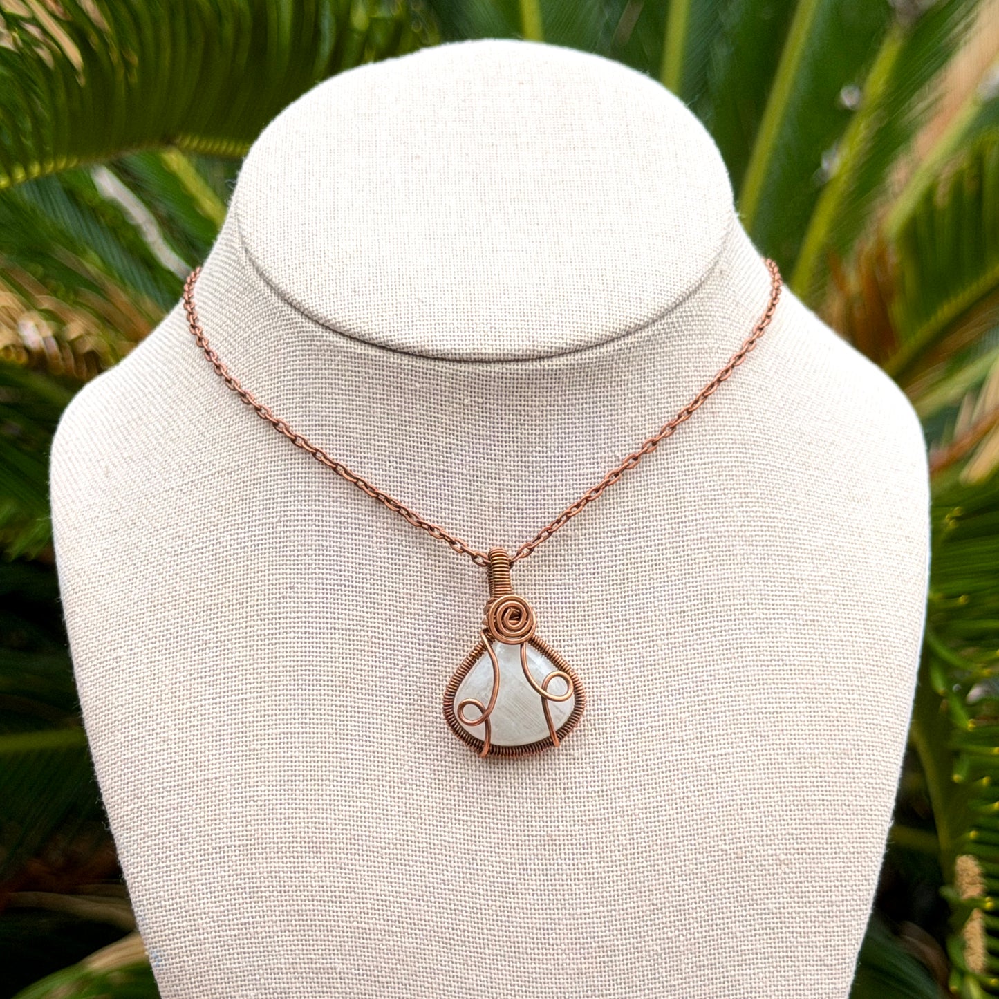 Rainbow Moonstone Necklace